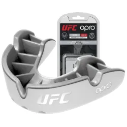 Капа OPRO Silver UFC взрослая (вик 11+) White/Silver (ufc.102514003) - Robinzon.ua